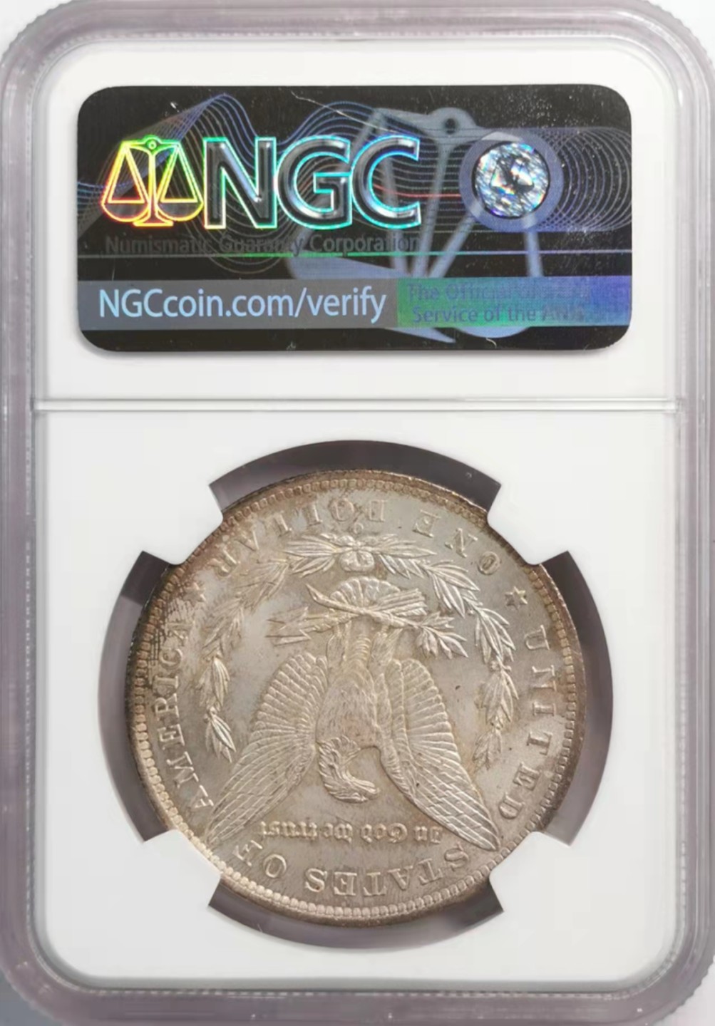 凡希社世界钱币微拍第一百九十二期 1885O美国摩根壹元NGC-MS64