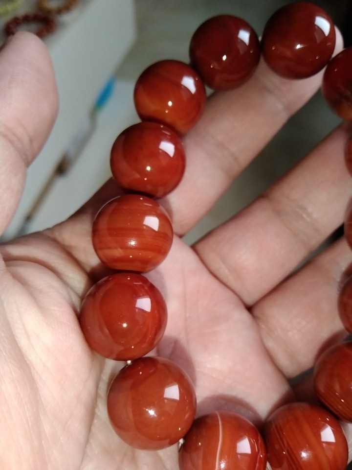 美货精品南红玛瑙手串16mm