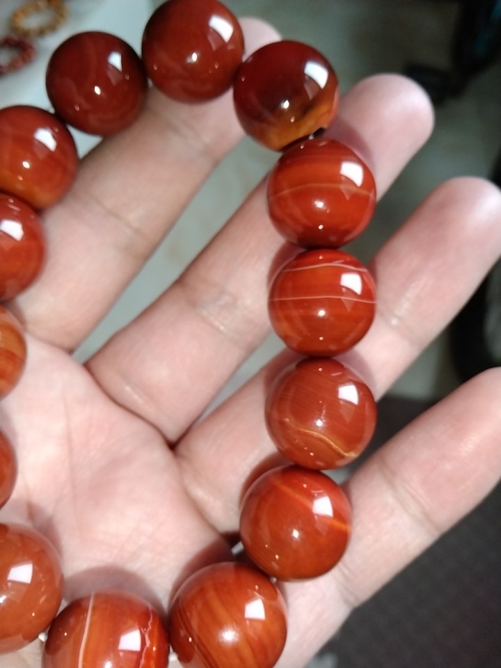 美货精品南红玛瑙手串16mm