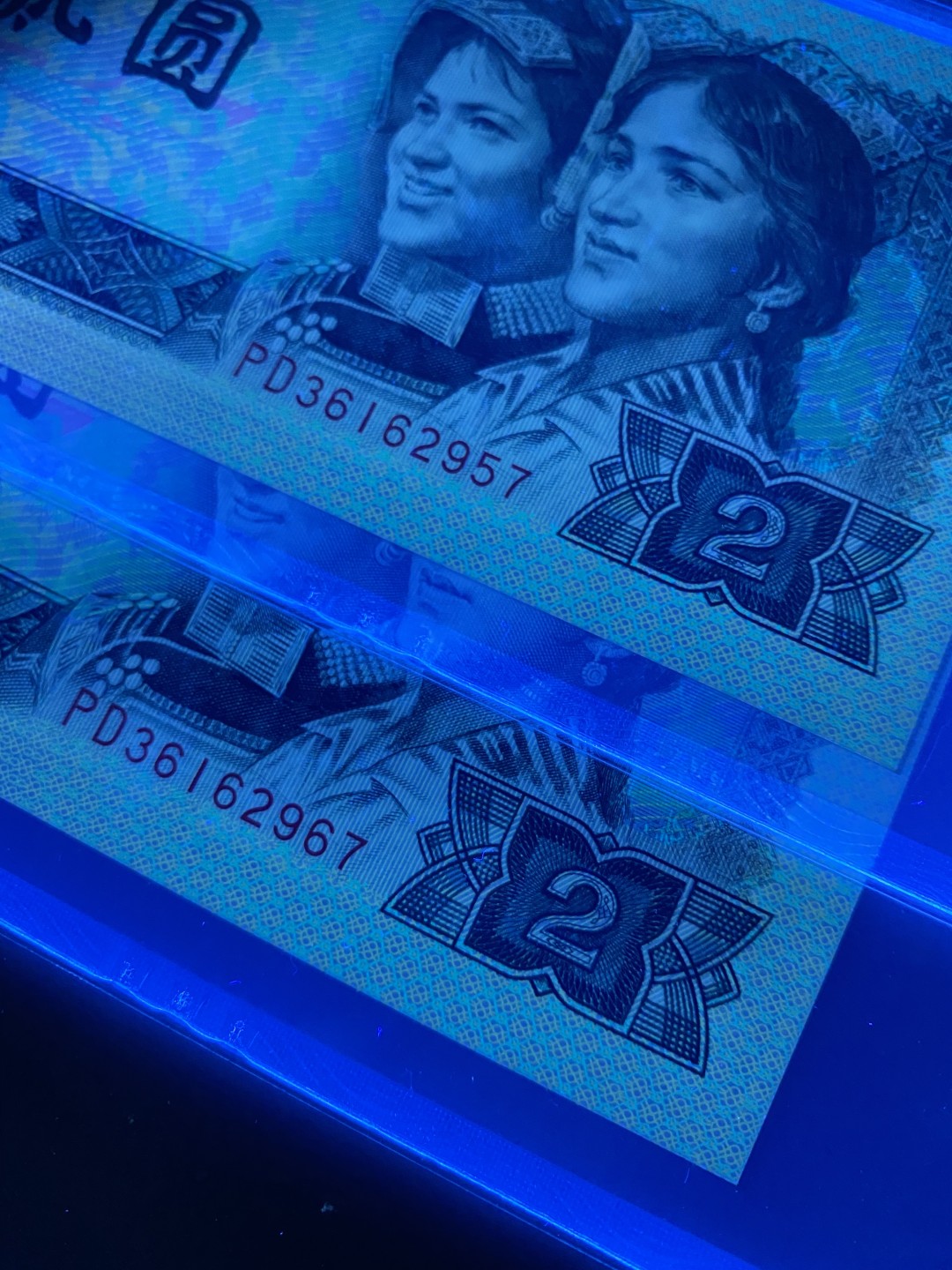 大黄蜂拍卖第53期 902绿幽灵强荧光网格PD36162957，967，67分2张