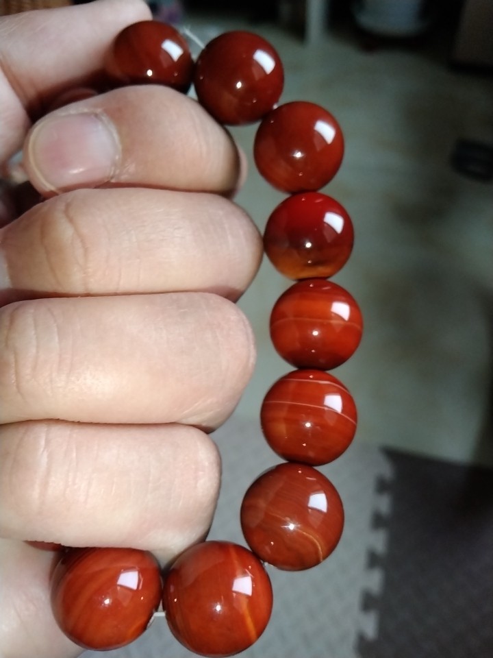美货精品南红玛瑙手串16mm