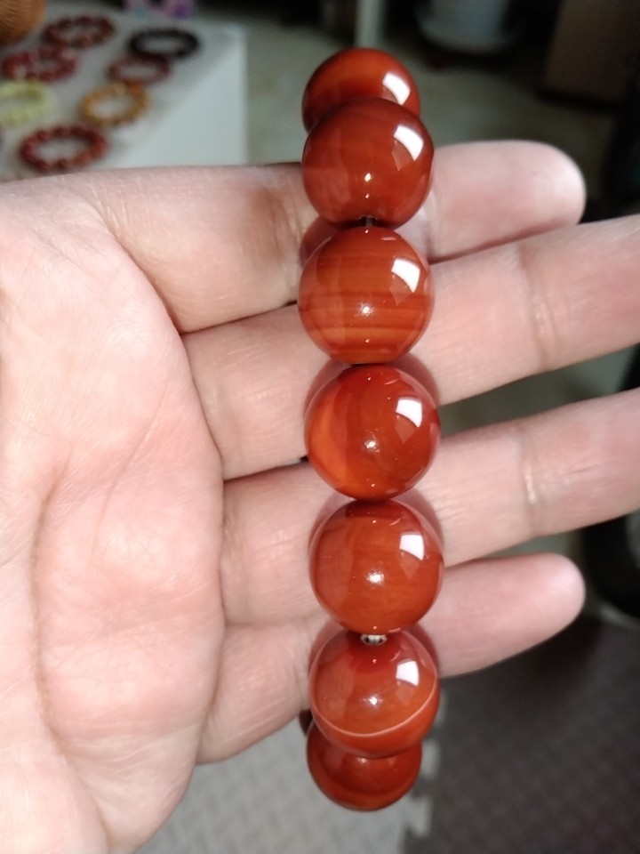 美货精品南红玛瑙手串16mm
