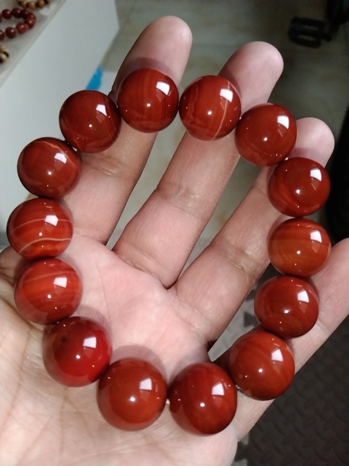 美货精品南红玛瑙手串16mm