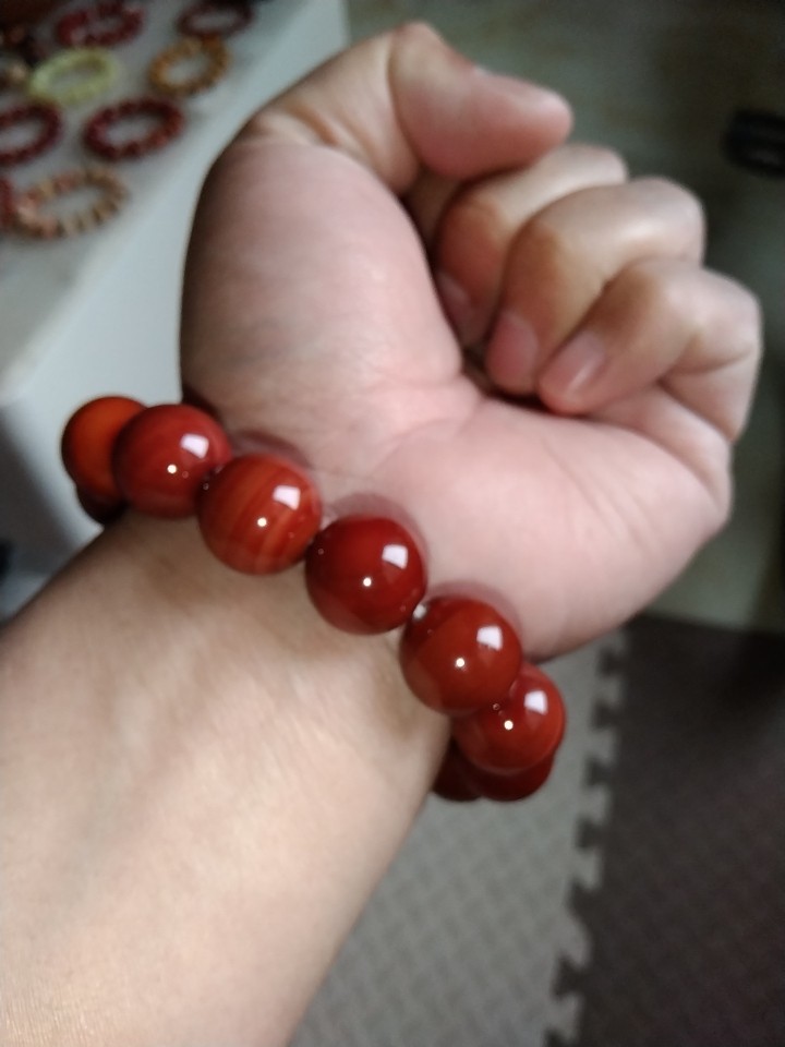 美货精品南红玛瑙手串16mm
