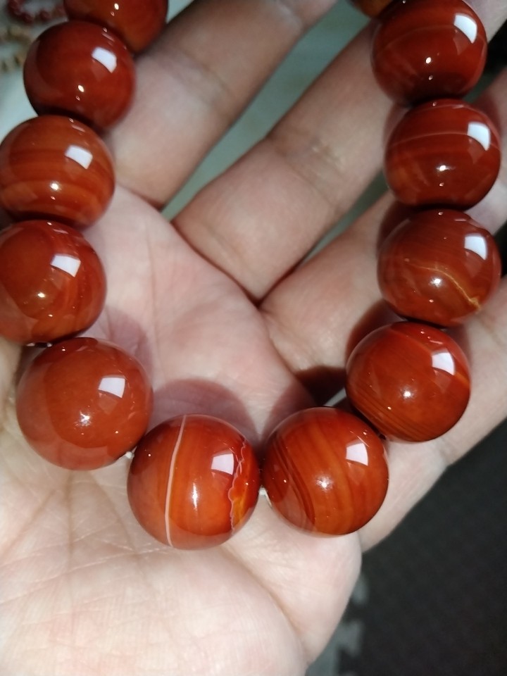 美货精品南红玛瑙手串16mm