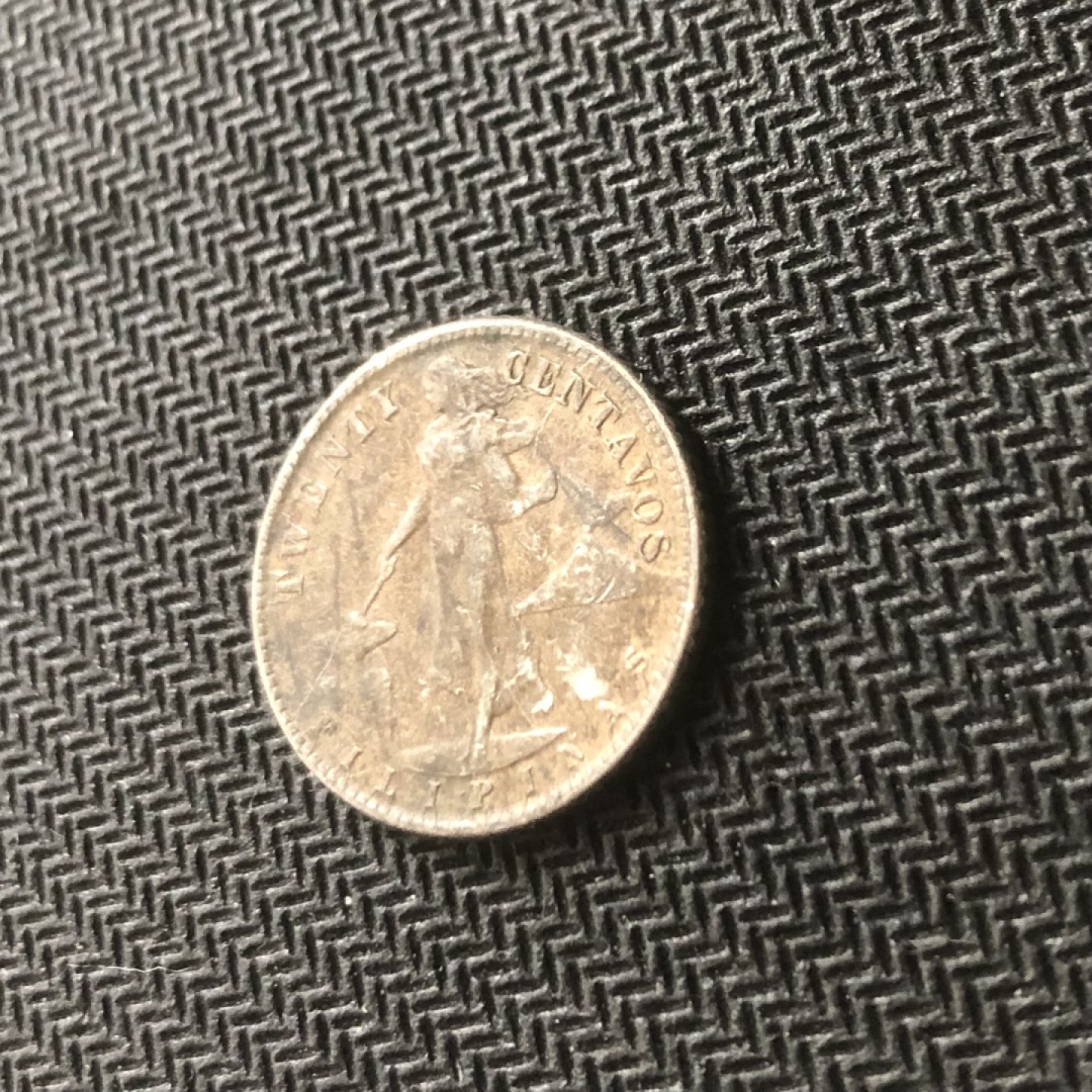 【保诚微拍】【全场包邮】第22期 $ 银币专场 $ Silver Coins  美属菲律宾 二战时期 1945年 打铁女神 20美分 硬币 银币（克，银）UNC品！好包浆！！！