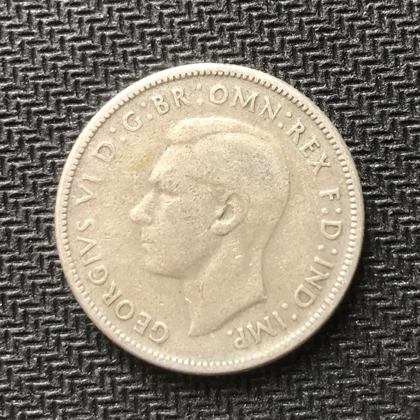 【保诚微拍】【全场包邮】第22期 $ 银币专场 $ Silver Coins  澳大利亚 乔治六世 1946年 弗洛林（2先令）银币 （ 11.2克 0.5银，28mm ）