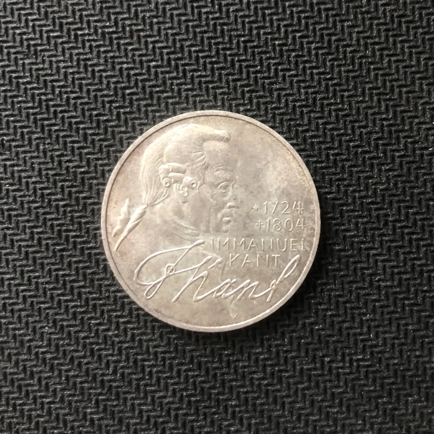 【保诚微拍】【全场包邮】第22期 $ 银币专场 $ Silver Coins  德国 1974年的 5马克 硬币 银币(11.2克，0.625银