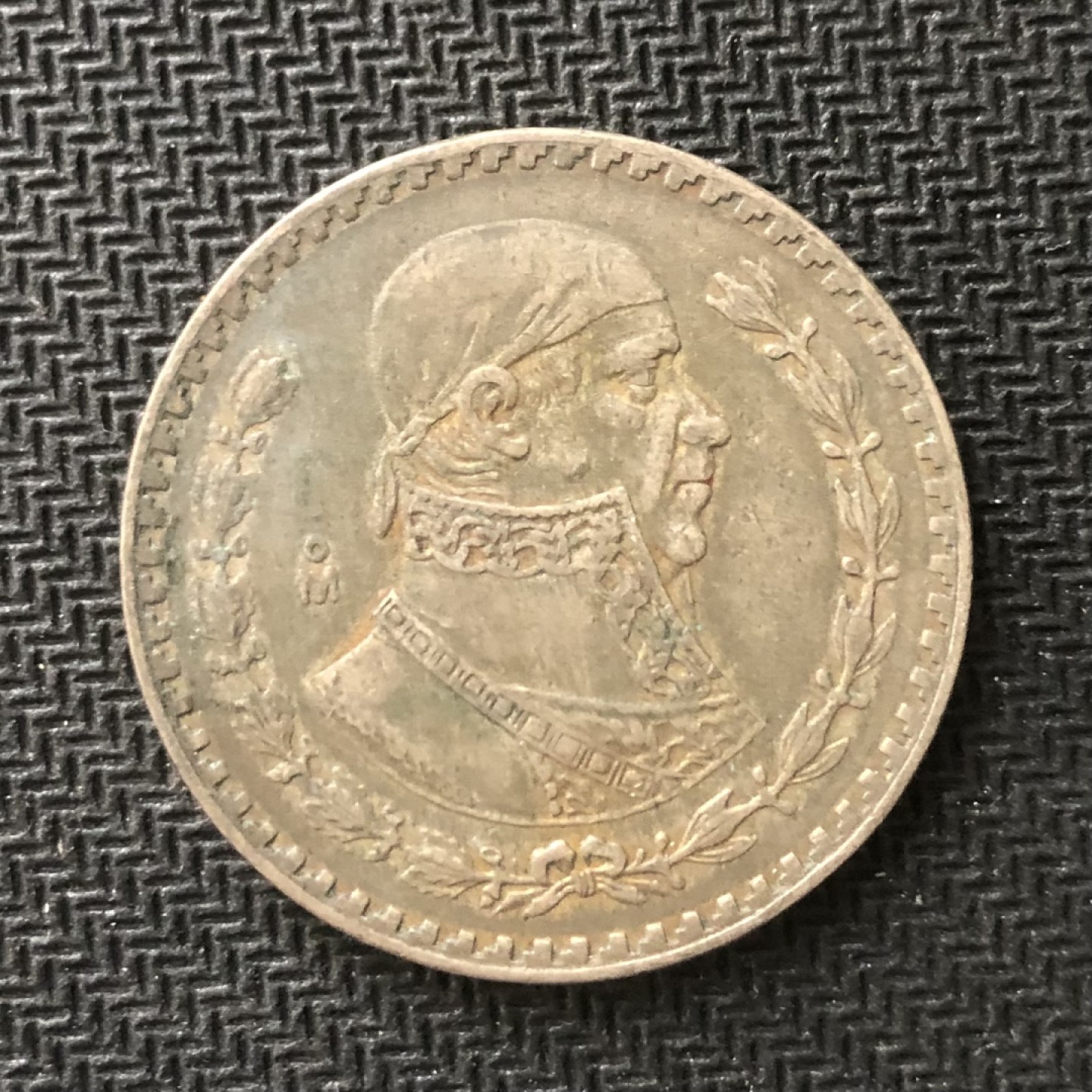 【保诚微拍】【全场包邮】第22期 $ 银币专场 $ Silver Coins  墨西哥 1957年 1比索 大硬币 银币（16克，0.1银）