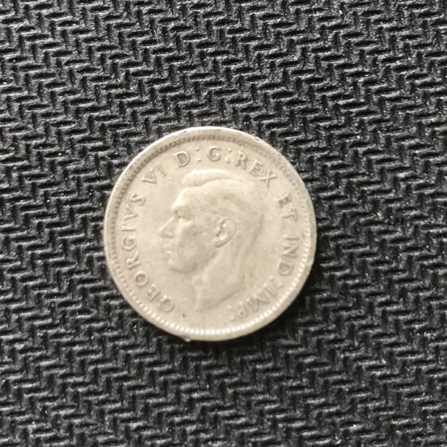 【保诚微拍】【全场包邮】第22期 $ 银币专场 $ Silver Coins  加拿大 乔治五世 1943年 10分 帆船 银币 （ 2.33克 0.8银）