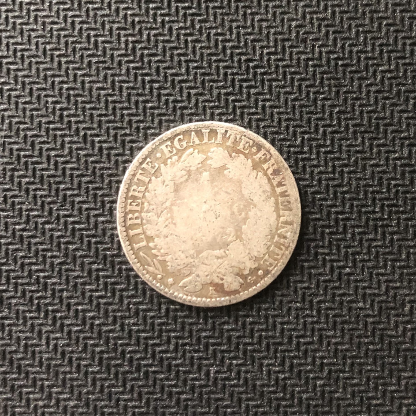 【保诚微拍】【全场包邮】第22期 $ 银币专场 $ Silver Coins  法国    1872年 谷物女神 1法郎 硬币 银币（5克，0.835银）