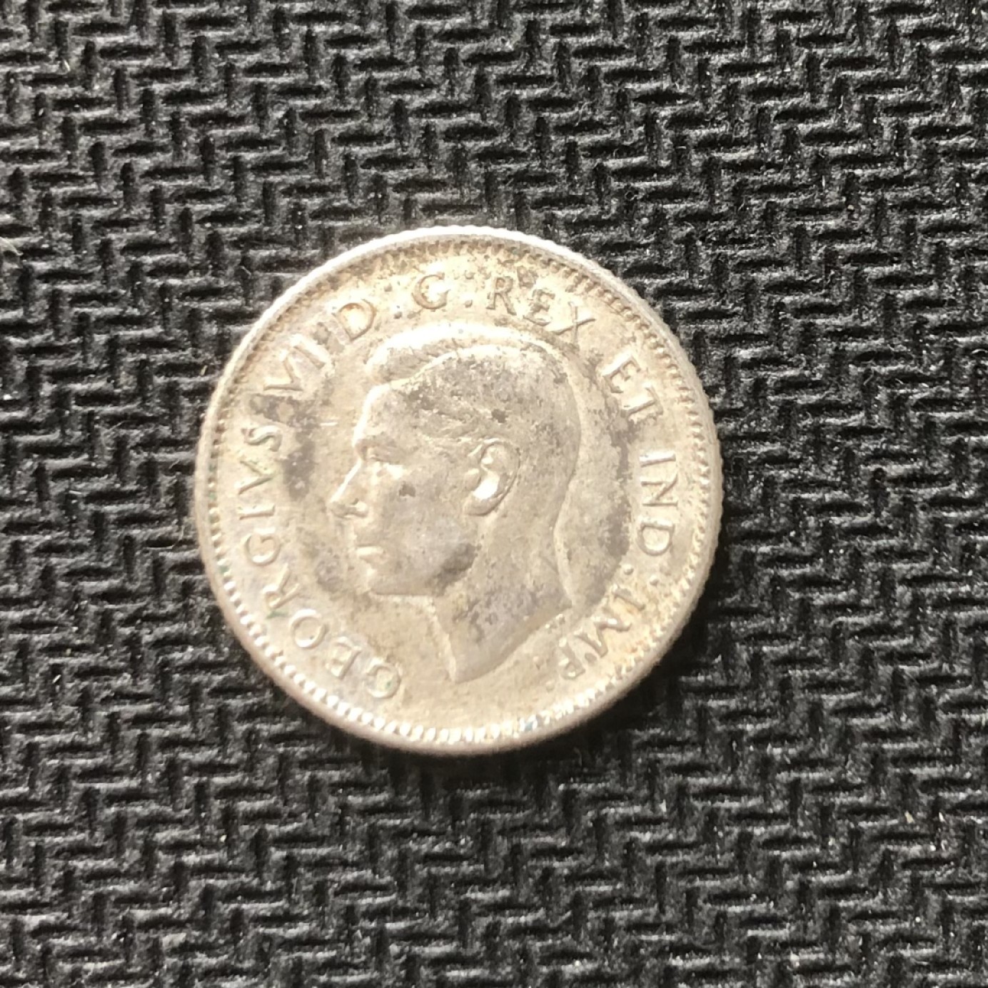 【保诚微拍】【全场包邮】第22期 $ 银币专场 $ Silver Coins  加拿大 乔治五世 1946年 10分 帆船 银币 （ 2.33克 0.8银）