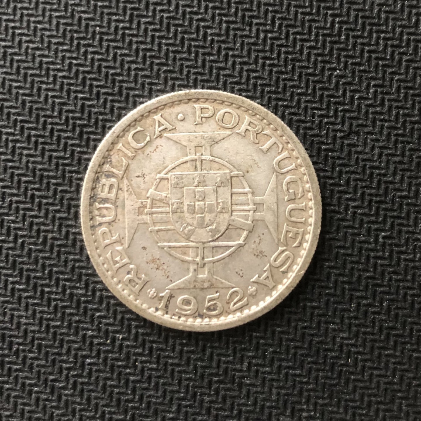 【保诚微拍】【全场包邮】第22期 $ 银币专场 $ Silver Coins  葡属莫桑比克 1952年 20埃斯库多 硬币 银币（10克，0.68银）发行量100万