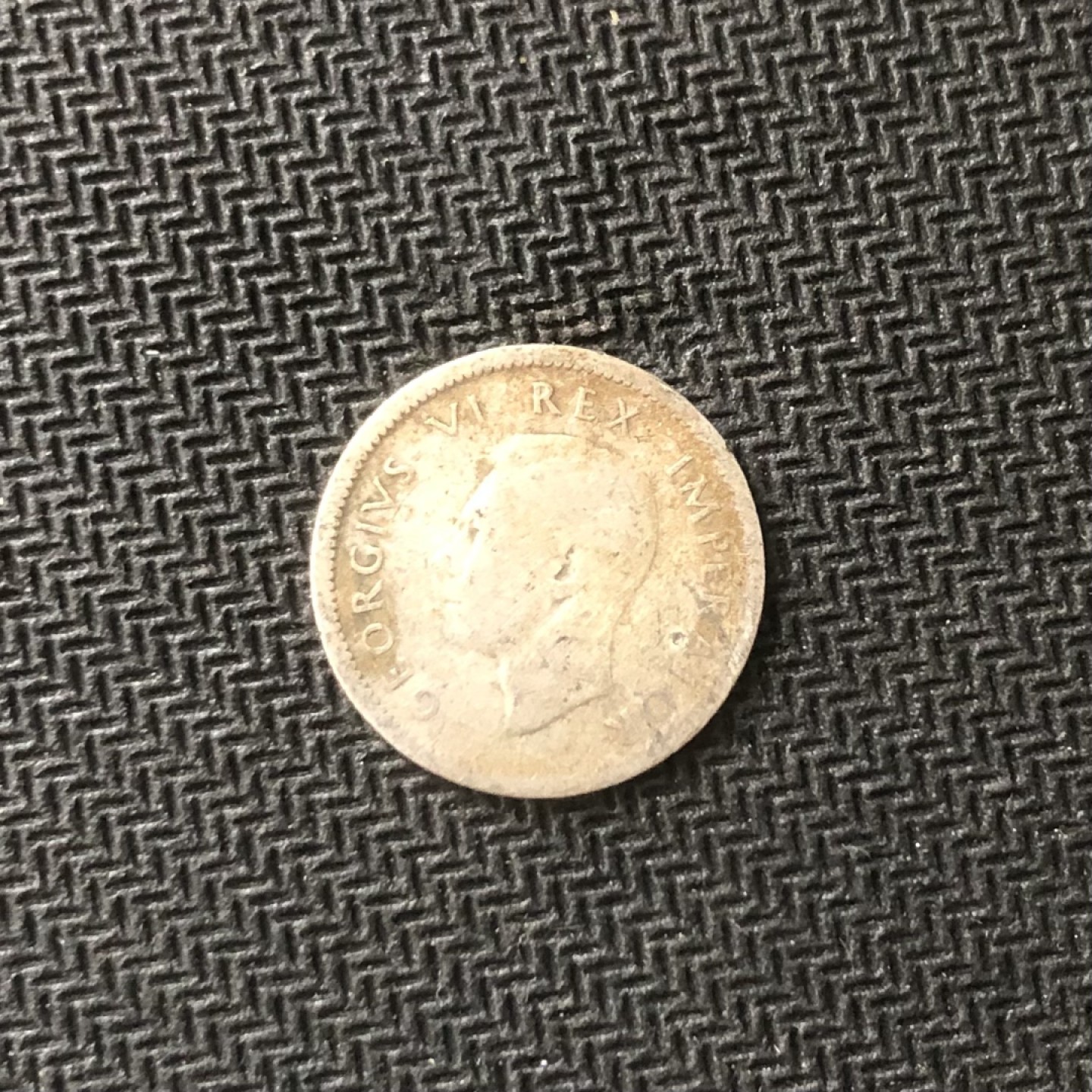 【保诚微拍】【全场包邮】第22期 $ 银币专场 $ Silver Coins  南非 乔治五世 1940年 六便士 硬币 银币 （2.8克 0.925银）