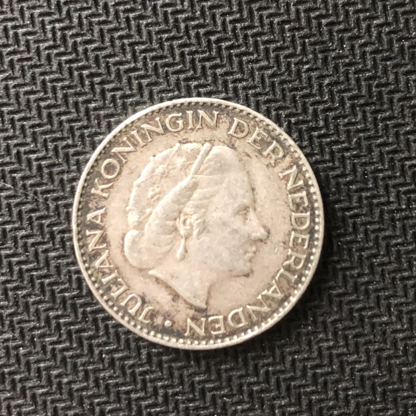 【保诚微拍】【全场包邮】第22期 $ 银币专场 $ Silver Coins  荷兰 朱莉安娜女王1956年 1盾 硬币 银币（6.5克，0.72银）