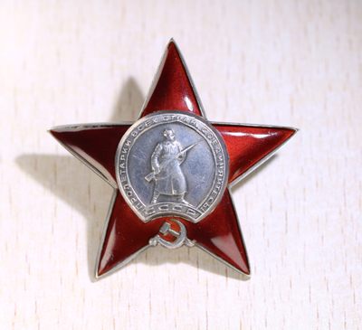 大猫徽章拍卖第186期 - 苏联红星勋章2⃣️ 银质珐琅 珠宝局版 好品
