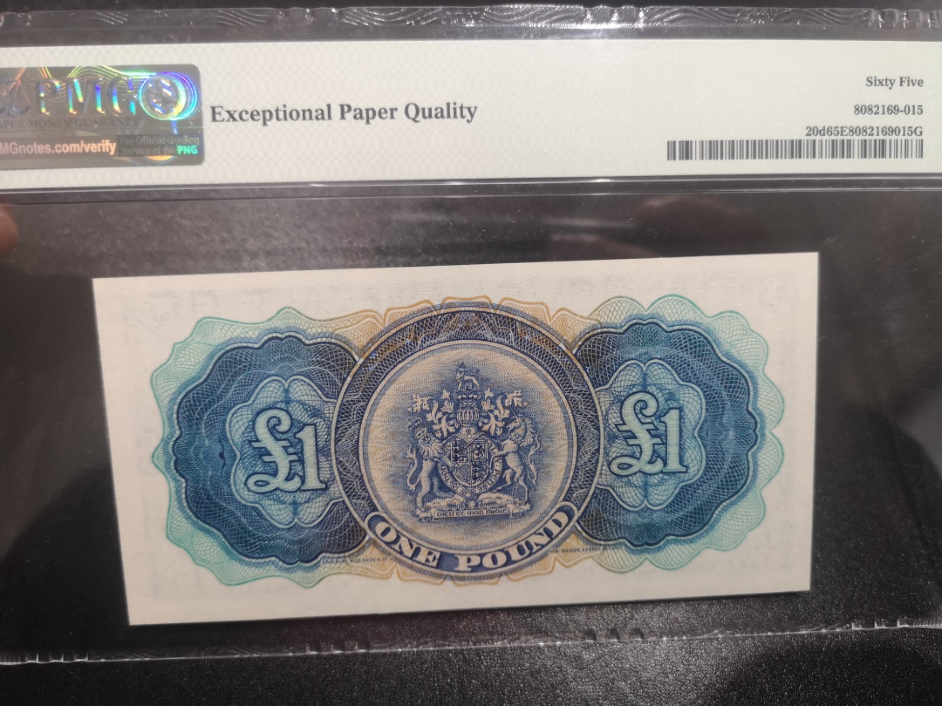 《外钞收藏家》第一百七十二期拍卖 1966年百慕大1镑 PMG66 BWC作品 精美女王