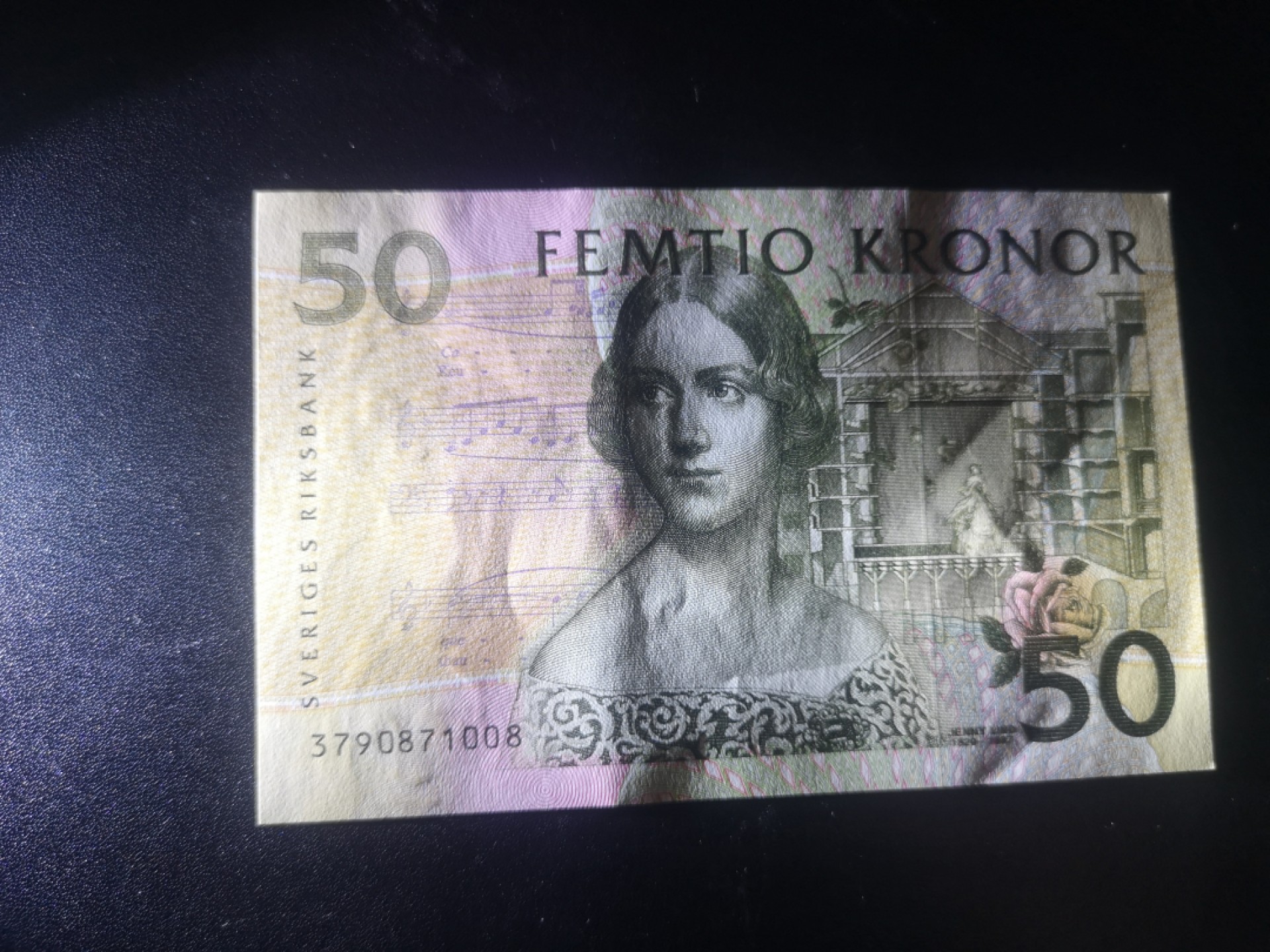 《外钞收藏家》第一百七十二期拍卖 瑞典50克朗 夜莺 初版 全新UNC