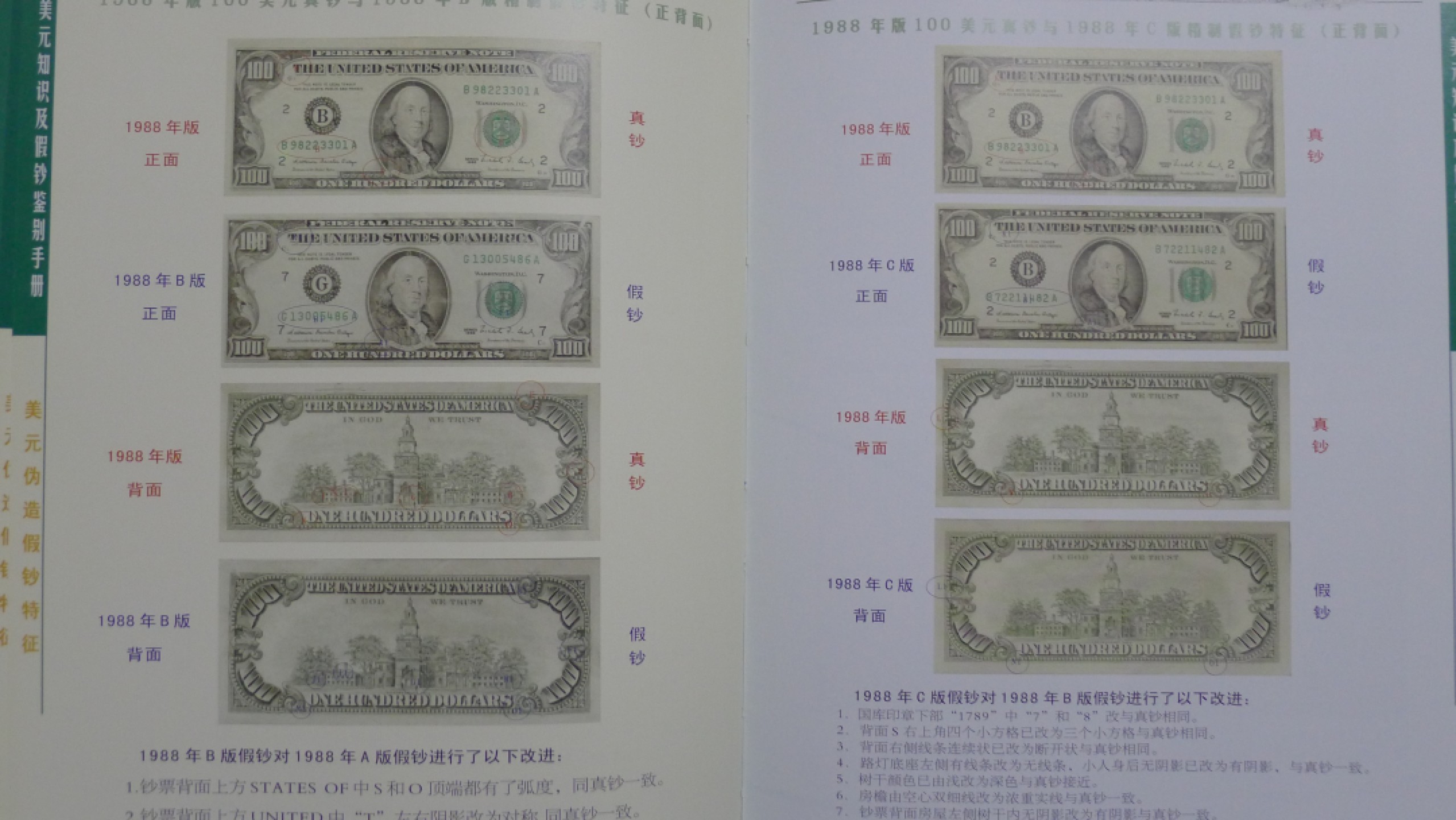 世界钱币章牌书籍专场拍卖第57期 美元知识及假钞鉴别手册