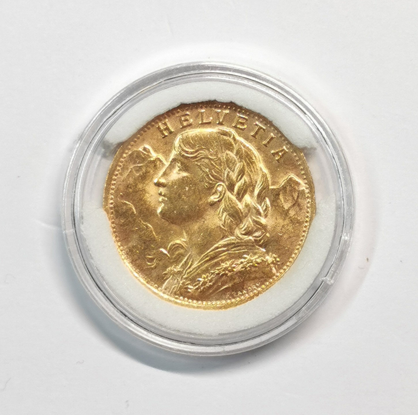 凡希社世界钱币微拍第一百九十三期 1947瑞士20法郎金币UNC