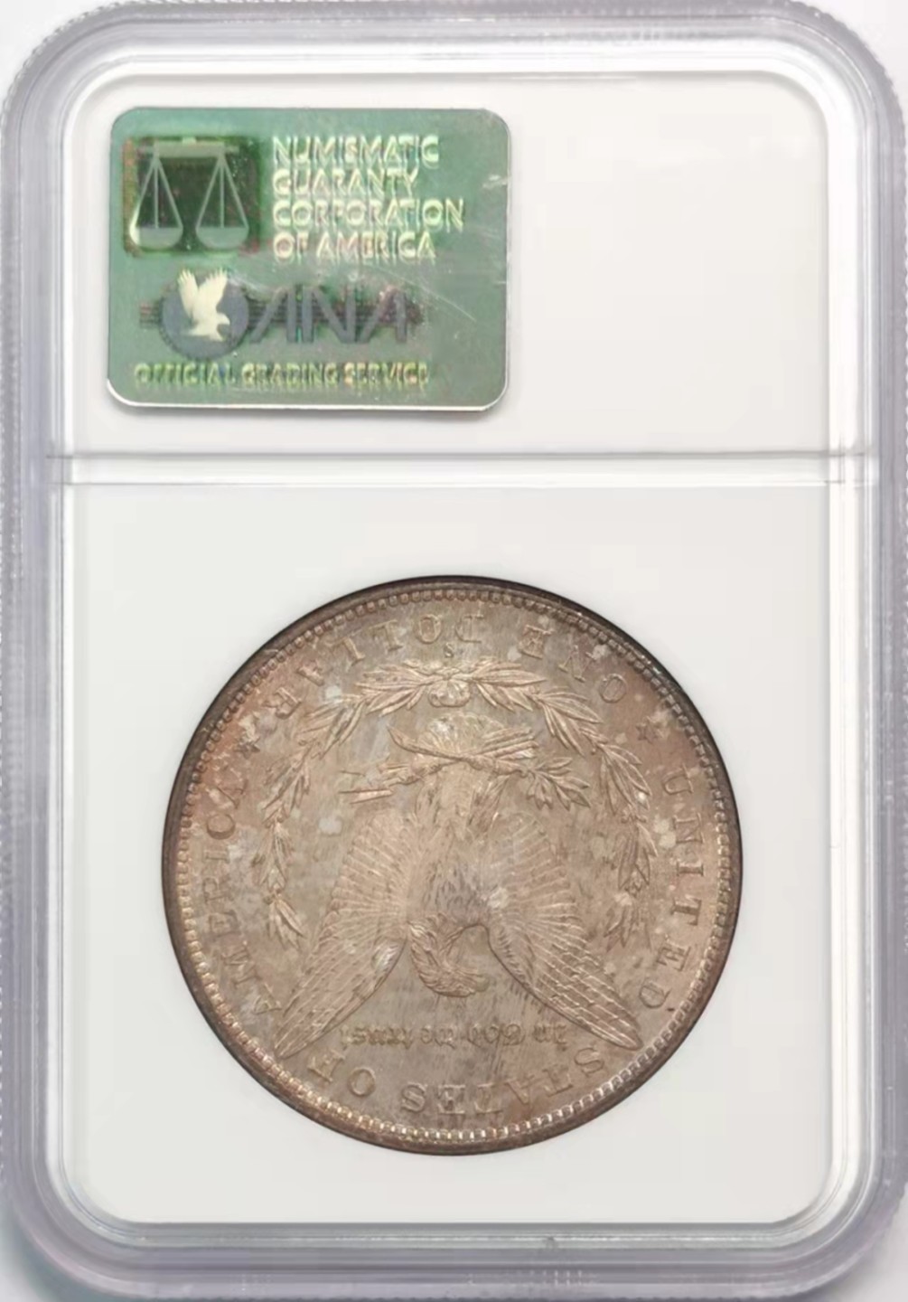 凡希社世界钱币微拍第一百九十三期 1879S美国摩根壹元NGC-MS64浅金色包浆！