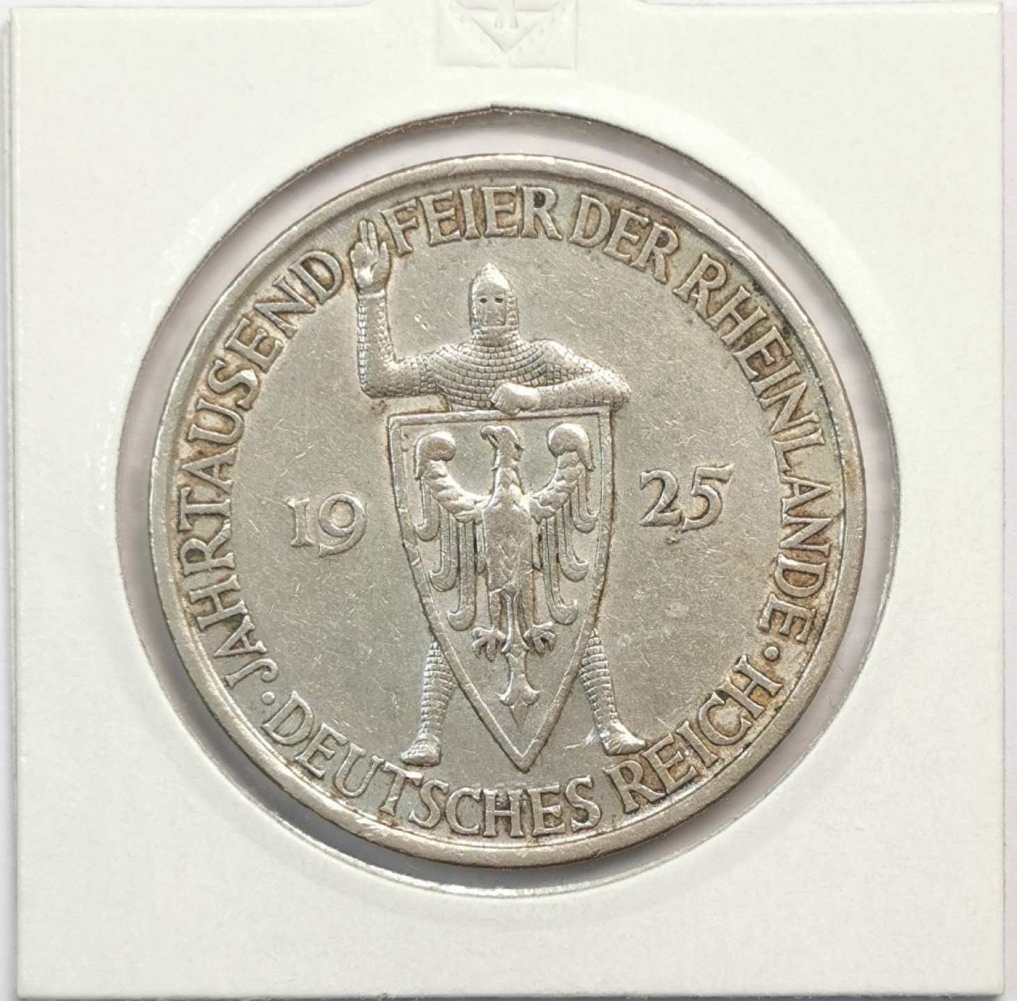 凡希社世界钱币微拍第一百九十三期 1925魏玛莱茵兰5马克XF