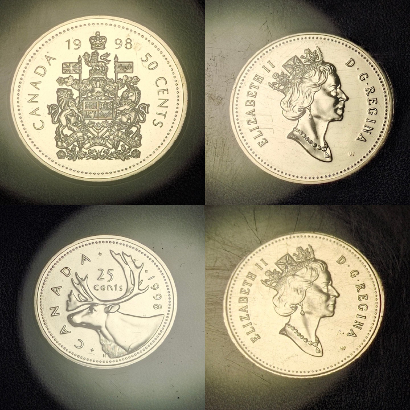 【丑猫0612】今晚7点整。【自动快拍】  98年加拿大7枚(法币官方套封)