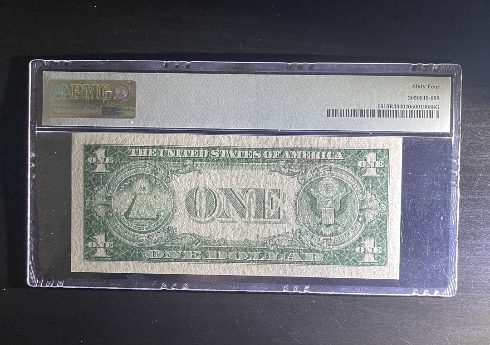 【丑猫0612】今晚7点整。【自动快拍】 1935年美国蓝库1元(老纸张，与57版不同)