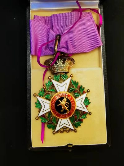 盛世勋华——号角文化勋章专场拍卖第8期 - 比利时指挥官级利奥波德一世勋章  带原盒