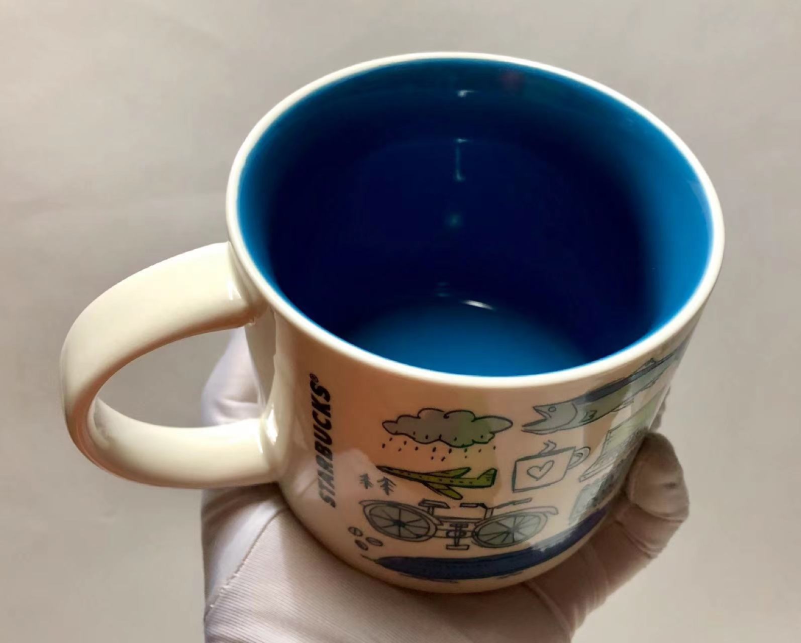 零元拍：星巴克 西雅图马克杯414ML