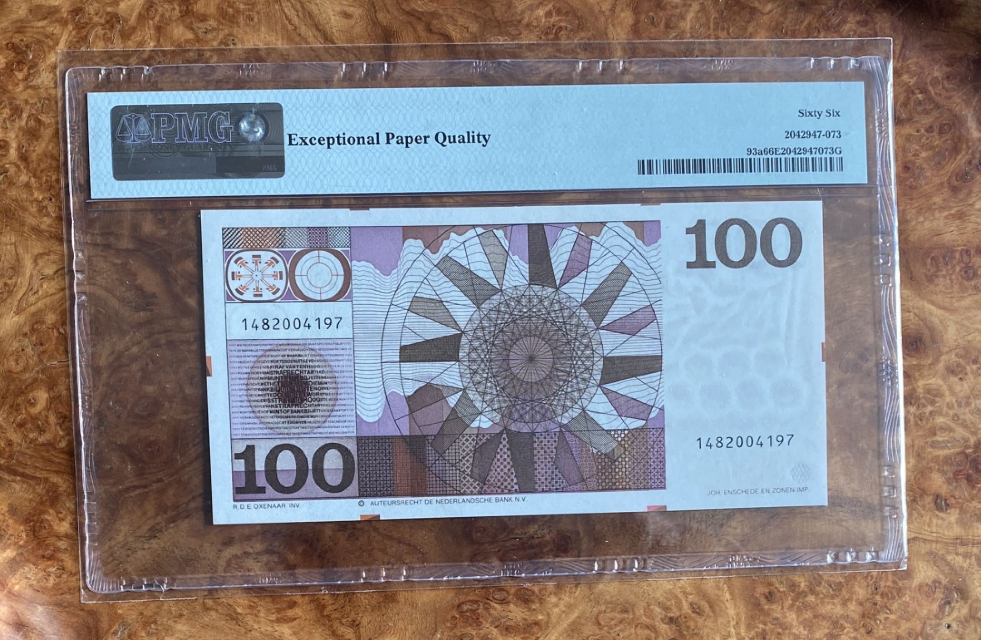 Chase Auction（得物拍卖）第5期 - - 中外纸币、硬币联拍 1970年荷兰100盾，PMG66分，胖将军！