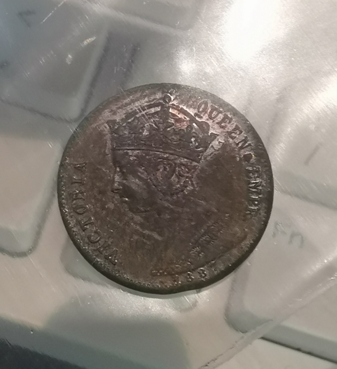 1887英国1/2法新XF-AU---MODEL样币？