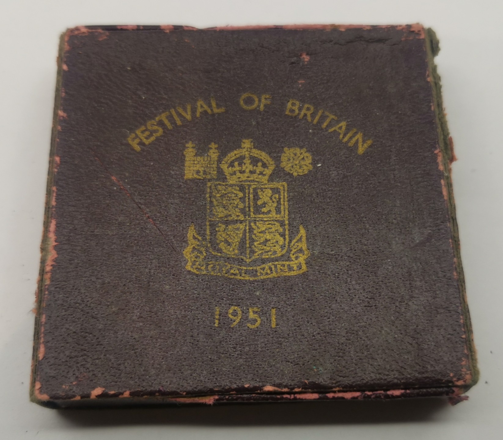 乐游外币-来自国外老藏家的散币 1951英国马剑克朗原盒带证书