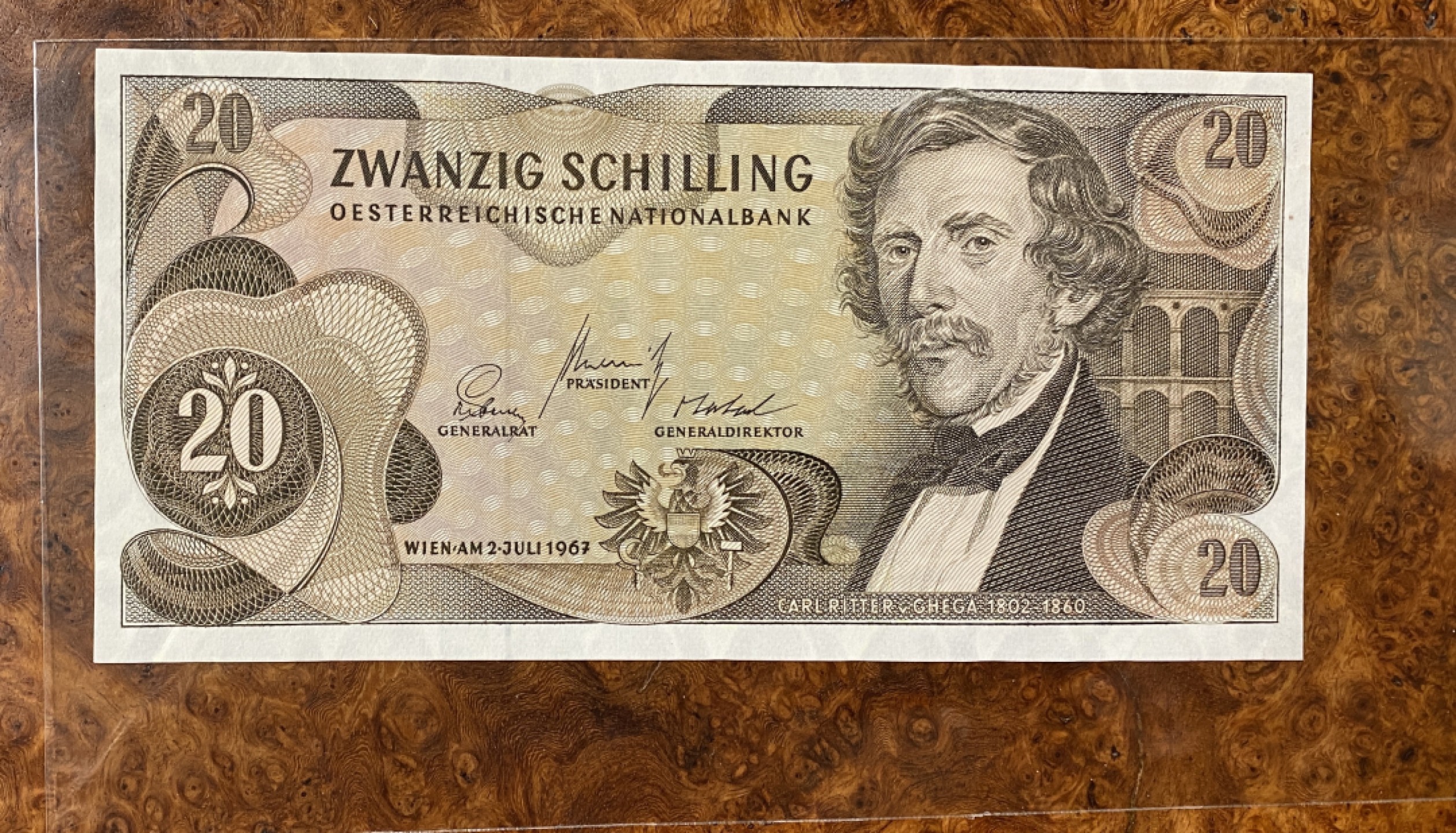 Chase Auction（得物拍卖）第5期 - - 中外纸币、硬币联拍 奥地利纸币一枚，AU品相！