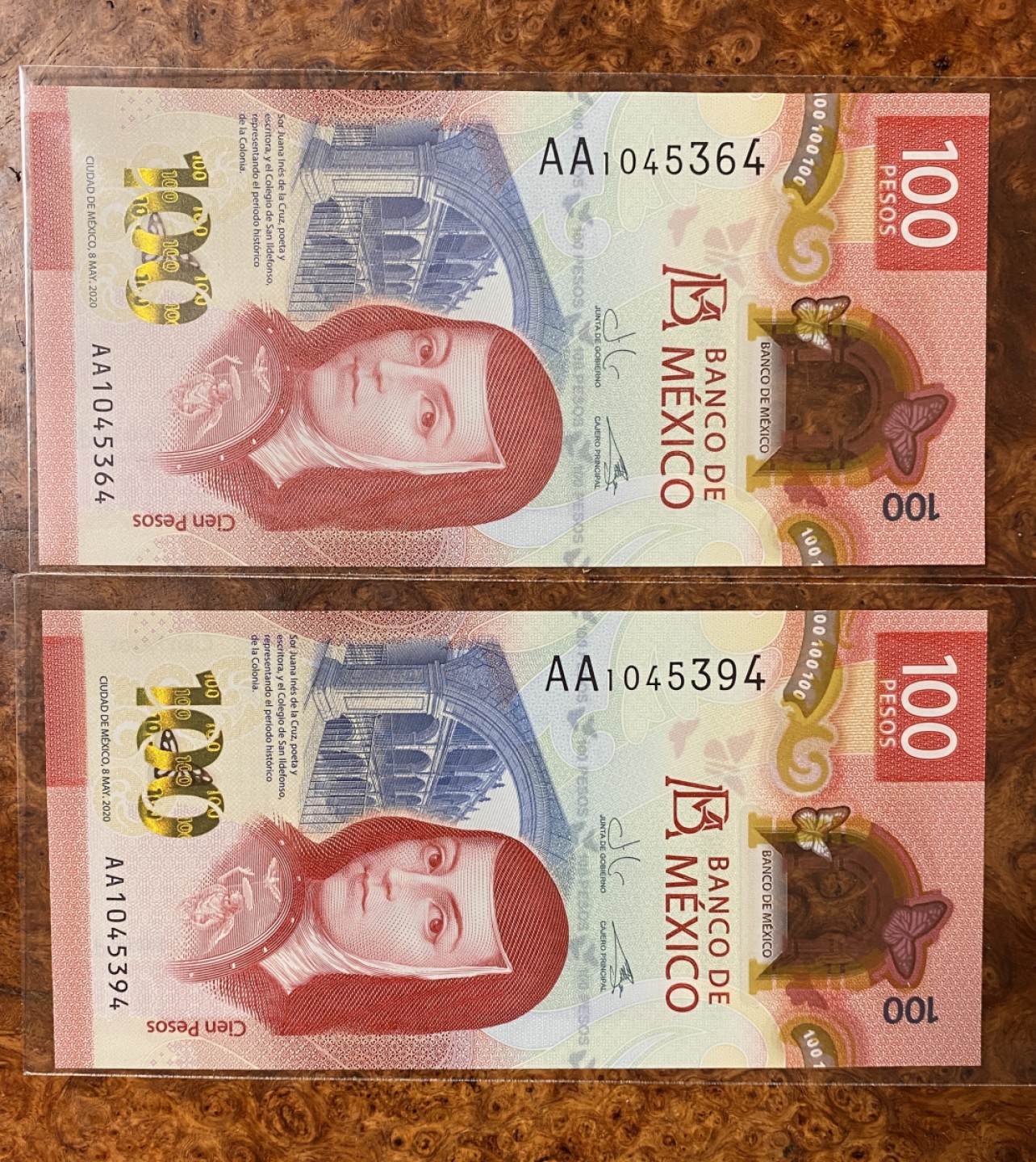 Chase Auction（得物拍卖）第5期 - - 中外纸币、硬币联拍 墨西哥100比索两张！IBNS获奖钞！UNC！
