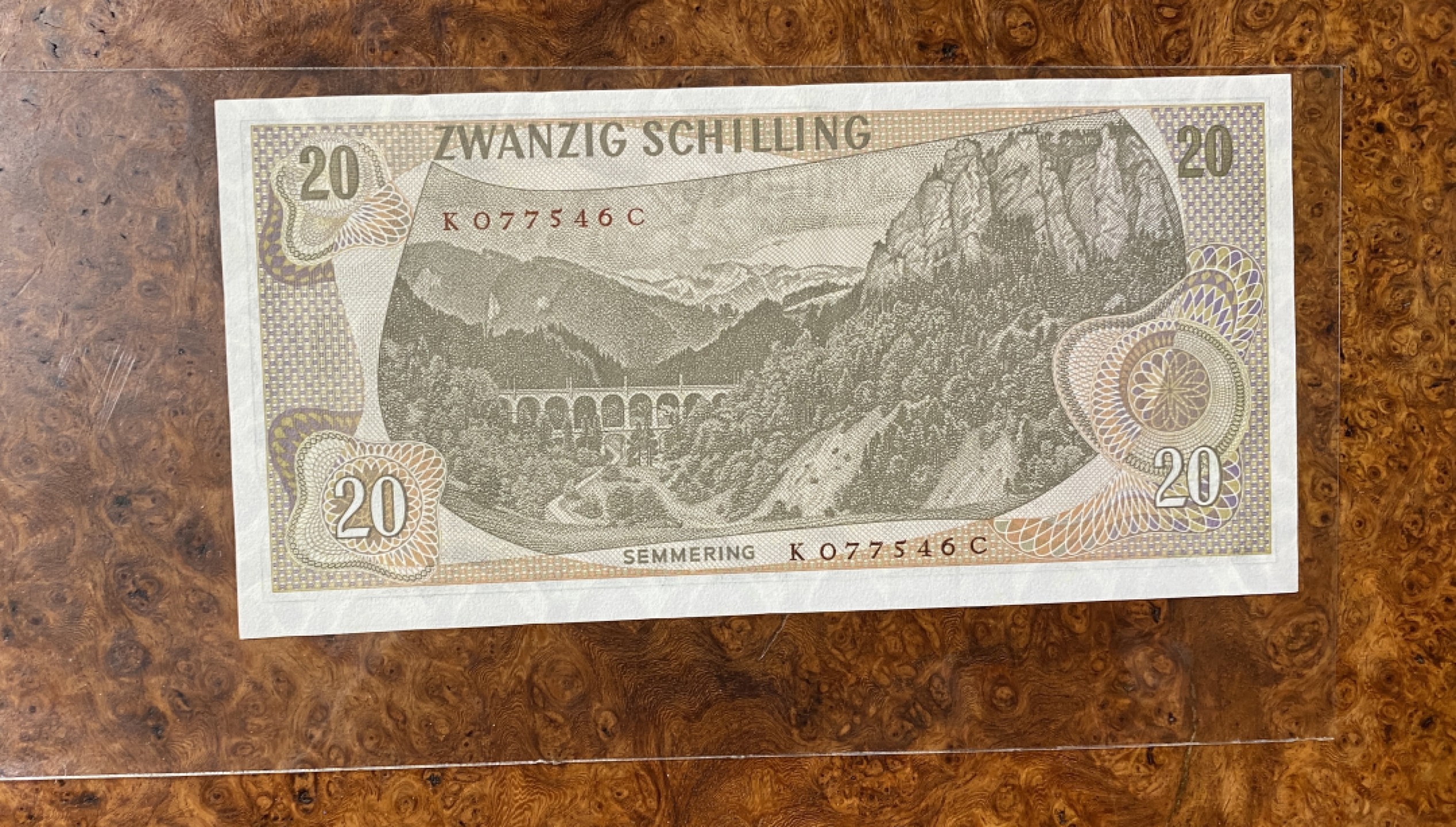 Chase Auction（得物拍卖）第5期 - - 中外纸币、硬币联拍 奥地利纸币一枚，AU品相！
