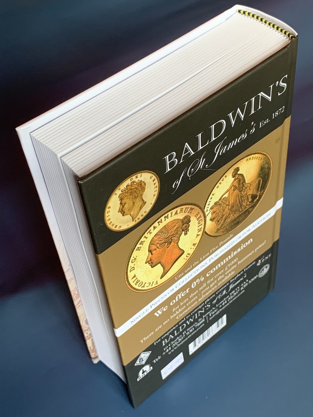 《竞宝斋》第43场-本周日，周一2场连拍（全场顺丰包邮） 2020版精装完美品 英国 EGC 金币目录 1649-1816 英国金币大全 早期金币标准目录，版别详尽，厚达642页 未使用品