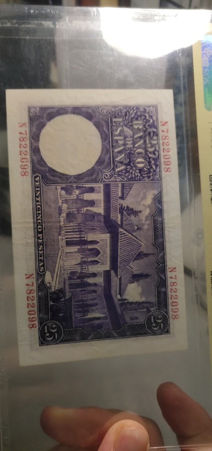 N&C 第十八期： 五花八门畅拍场 1954年西班牙25 AU品国评