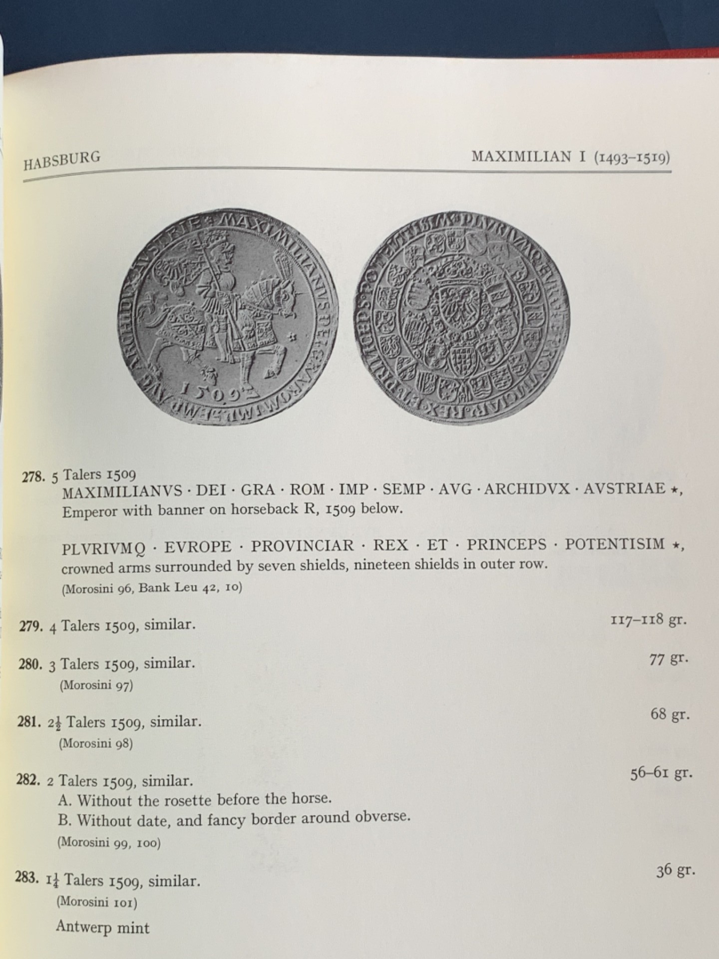 《竞宝斋》第43场-本周日，周一2场连拍（全场顺丰包邮） 精装本 达文波特 世界大规格 银币目录 囊括各国2泰勒到16泰勒超大规格银币，精装杂志大小 既是目录本身也是收藏品