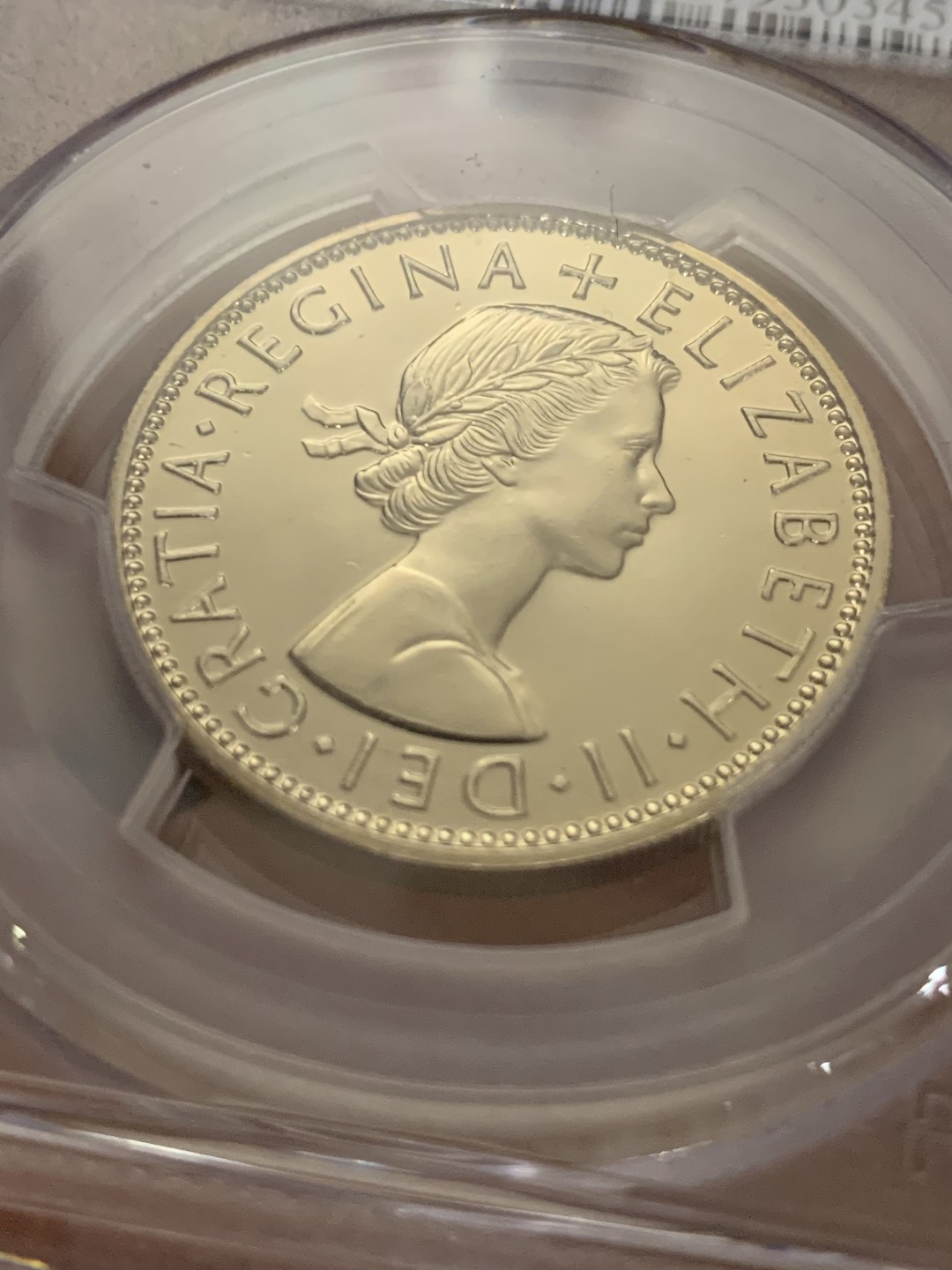 《竞宝斋》第43场-本周日，周一2场连拍（全场顺丰包邮） PCGS PR67-英国1970年精制弗洛林 关门年超高分