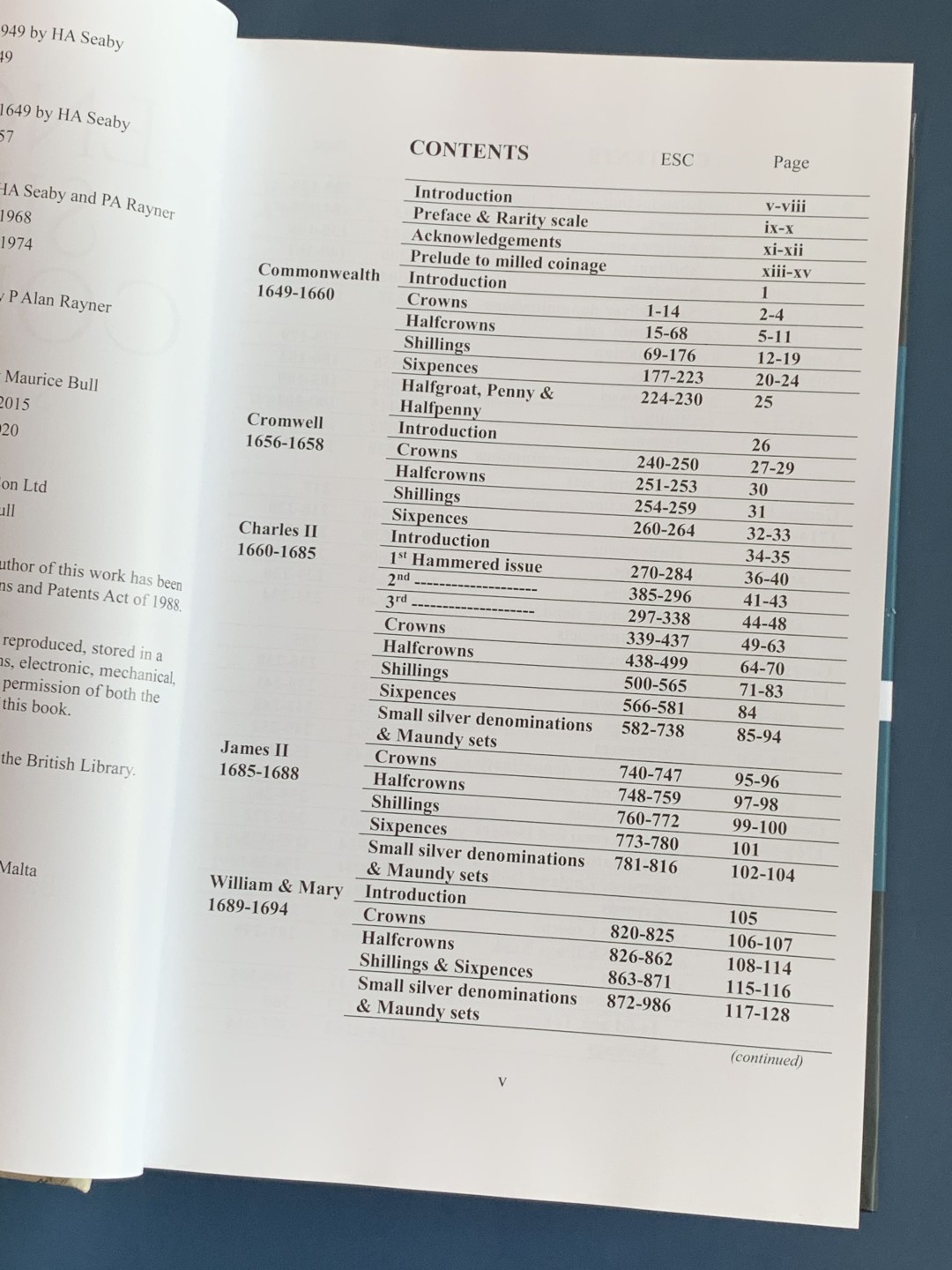《竞宝斋》第43场-本周日，周一2场连拍（全场顺丰包邮） 2020版精装完美品 英国 ESC 银币目录 1649年以来英国银币大全 英系必备，版别详尽，P与N用的ESC编号即来自于该目录 厚达598页