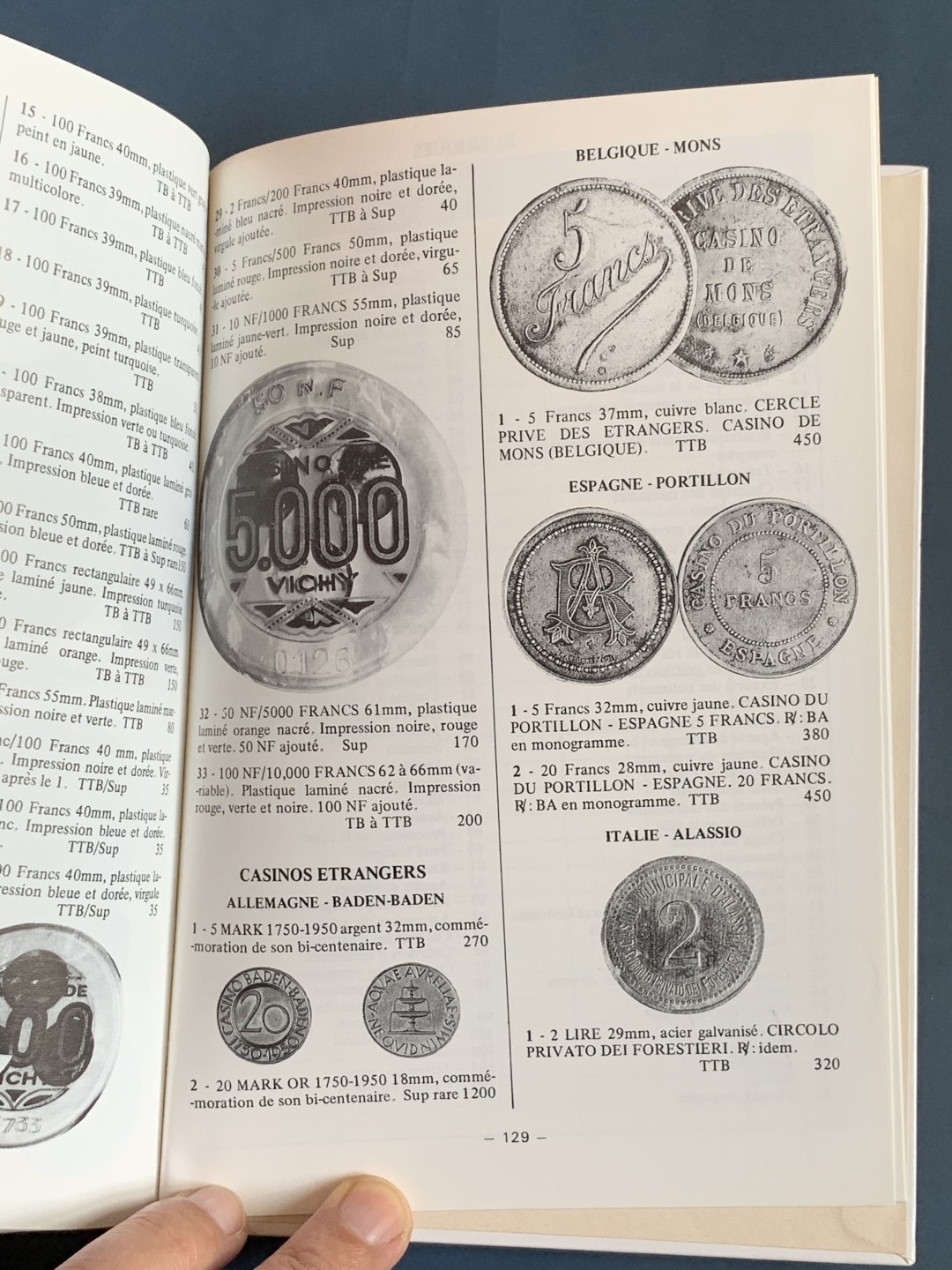 《竞宝斋》第43场-本周日，周一2场连拍（全场顺丰包邮） （精装本）法国 八角代币目录 详尽阐述 特征与当时定价 非常有价值的参考目录 