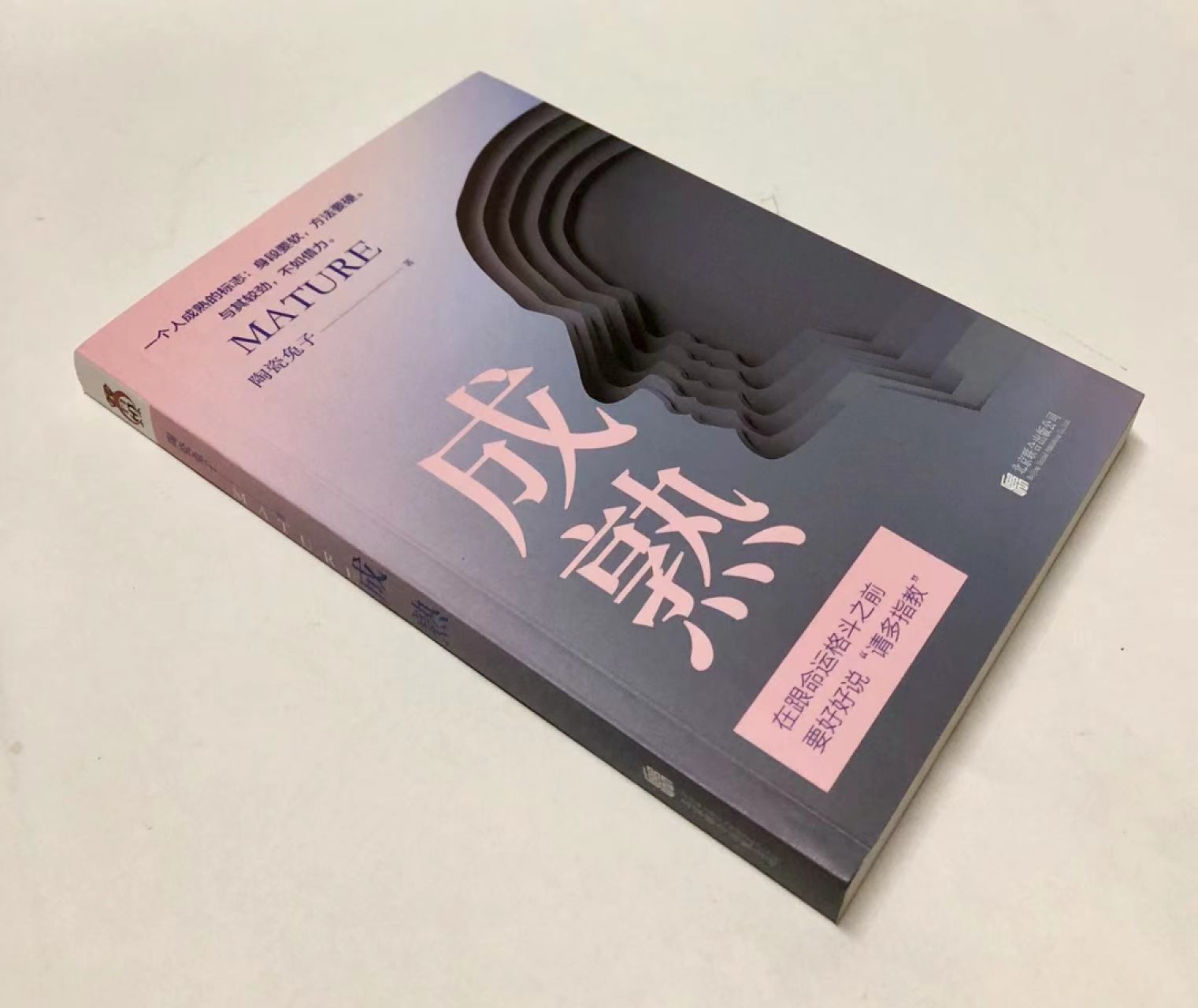 零元拍：陶瓷兔子 亲笔签名著书《成熟》