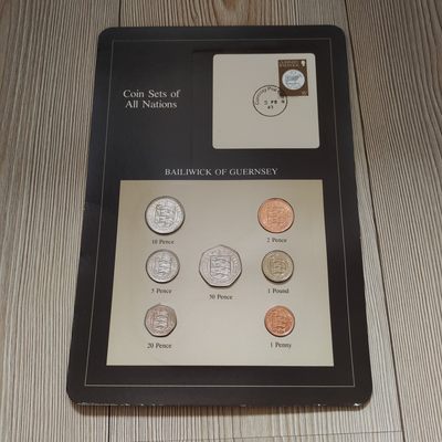 0起1加-纯粹捡漏拍-76场-富兰克林整套拆拍专场 - 富兰克林套币-【欧洲】根西-含1镑