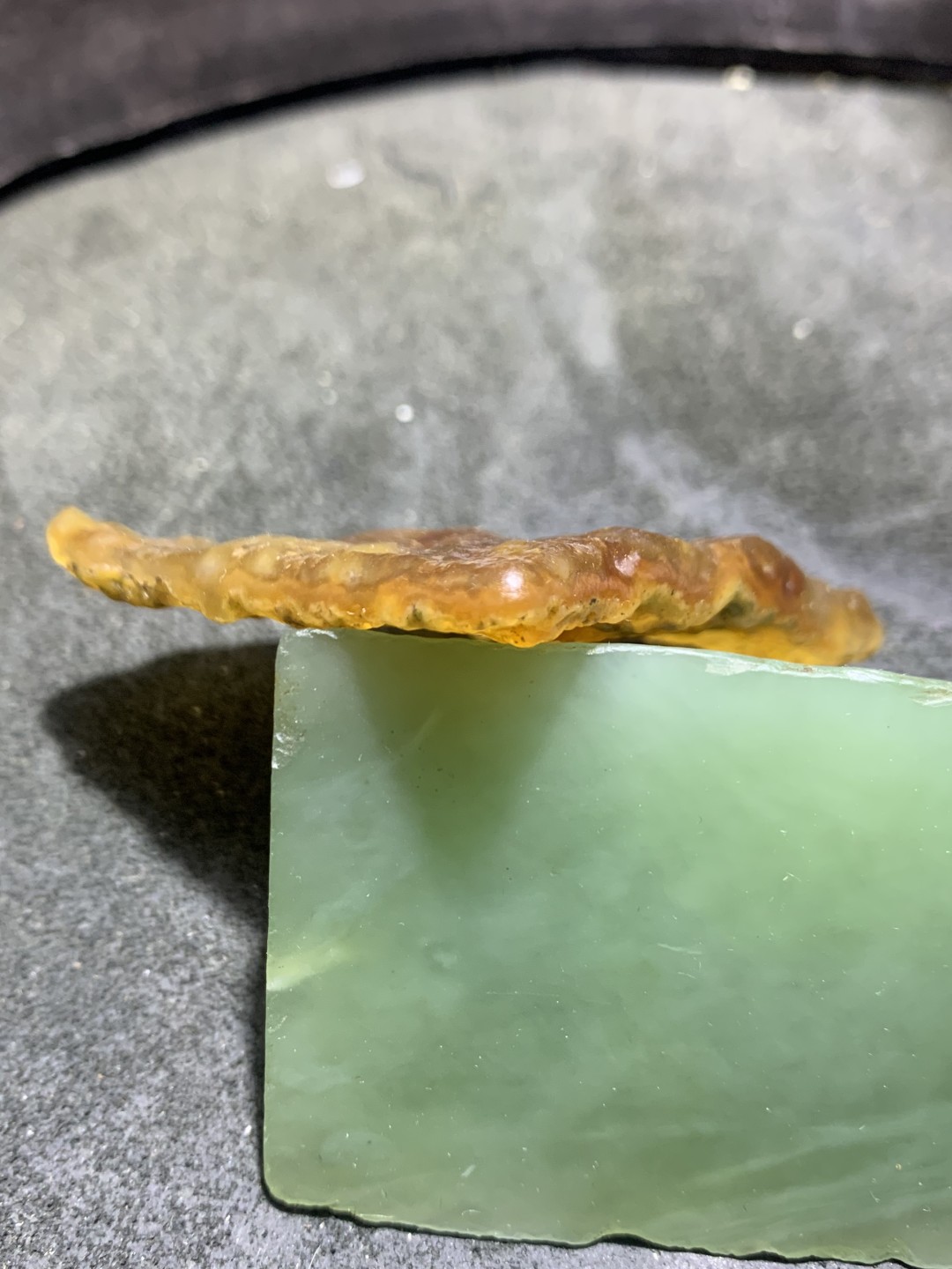 精美天然象形披萨饼原石一颗