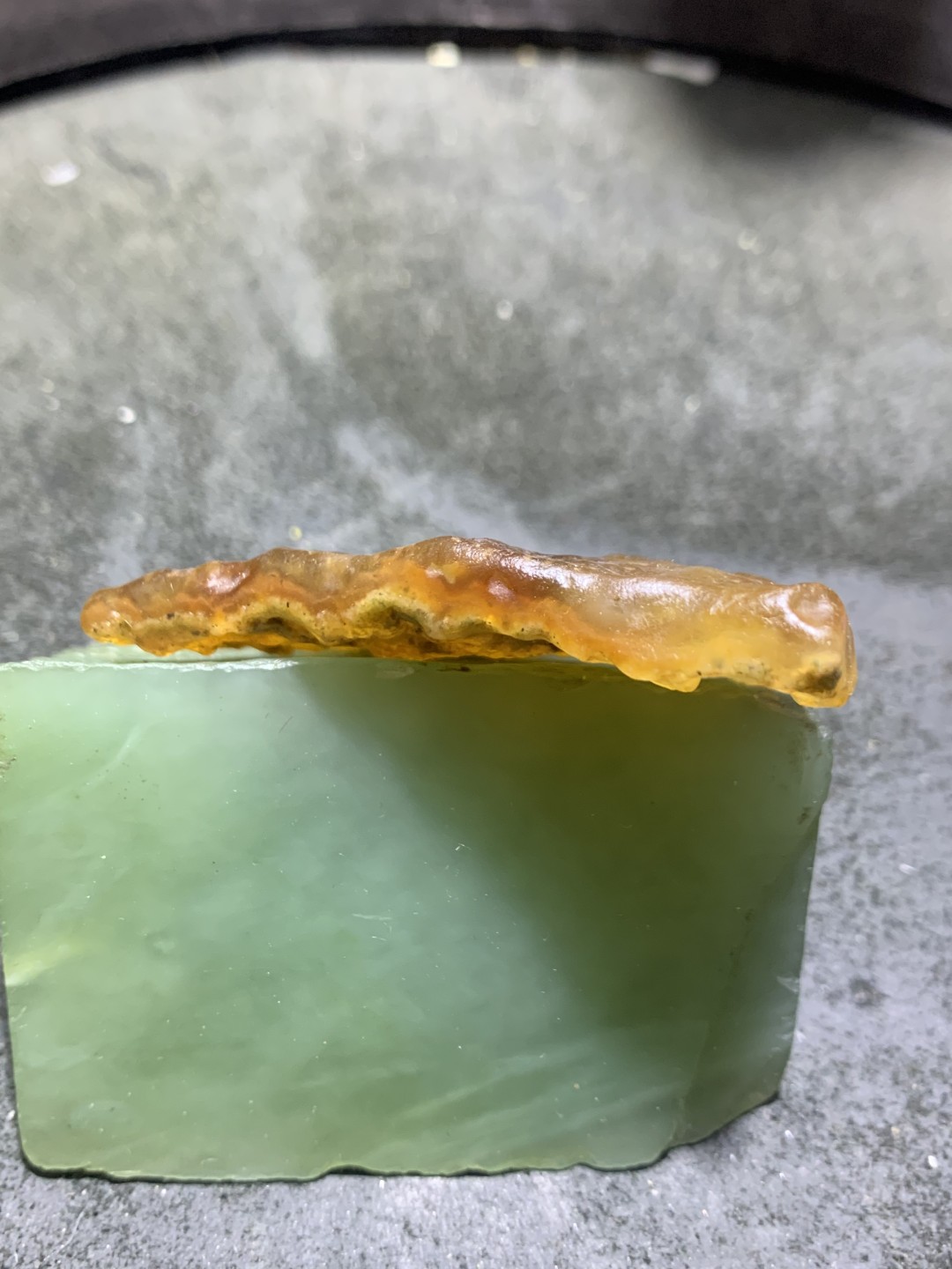 精美天然象形披萨饼原石一颗