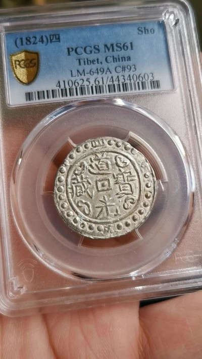 凡希社雪域藏币微拍第一期 稀！道光四年宝藏壹钱PCGS-MS61唯一最高分！