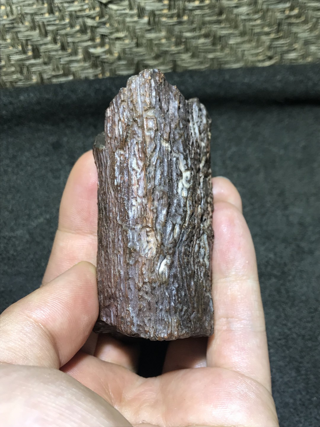 新疆库木塔格硅化铁微磁原石一块，