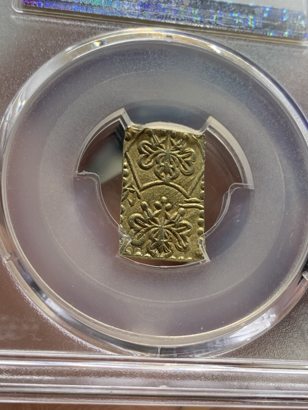 《竞宝斋》第44场-本周日，周一2场连拍（全场顺丰包邮） PCGS-MS62 日本 明治二分金 MS少见，亚军分