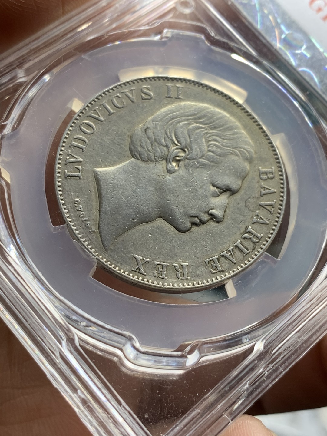 《竞宝斋》第44场-本周日，周一2场连拍（全场顺丰包邮） 信泰-XF40  德国1868年圣母抱婴1泰勒银币